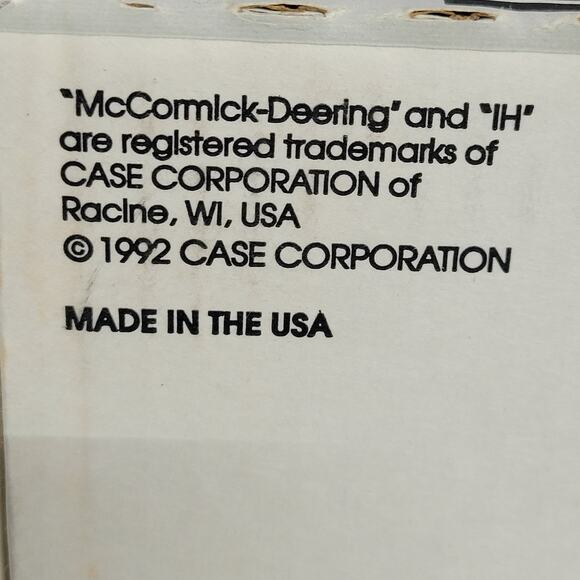 Vtg 1992 Scale model 1/16 IH Case 15-30 on steel w/frontend diecast tractor gray - Picture 11 of 11